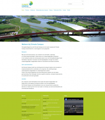 screenshot climate-campus.nl